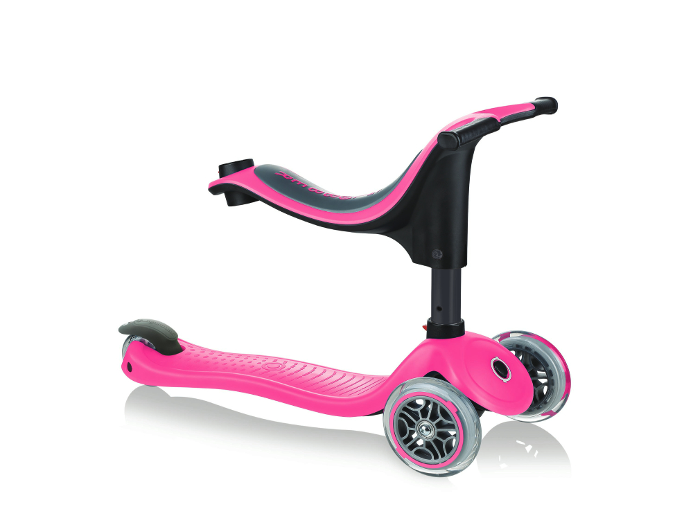 Globber Παιδικό Πατίνι Go-Up Sporty 4 in 1 Τρίτροχο Ροζ (451-110-3)