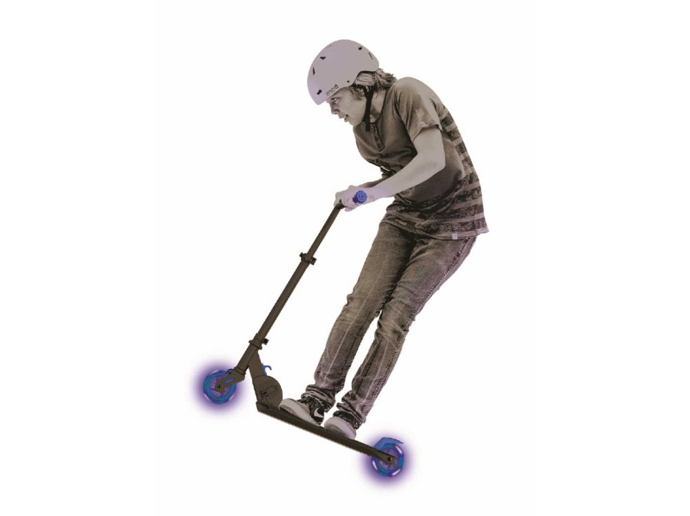 SCOOTER NEON VECTOR - BLUE