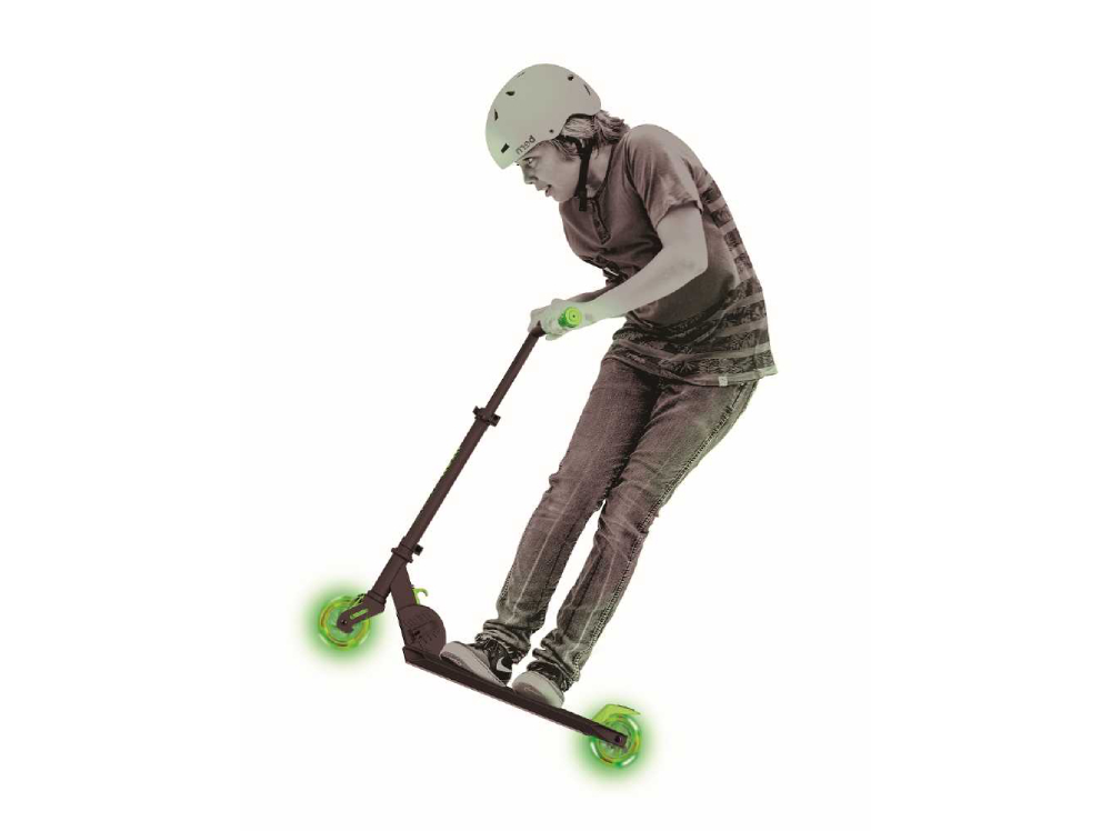 SCOOTER NEON VECTOR - GREEN
