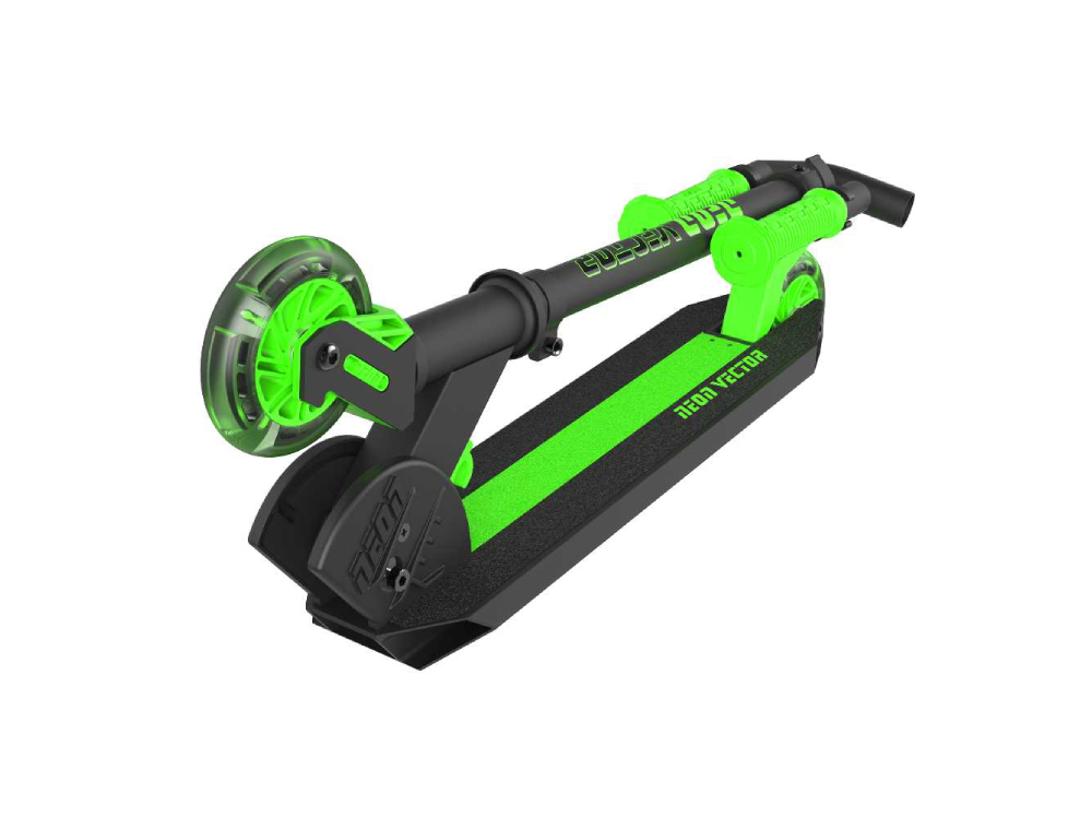 SCOOTER NEON VECTOR - GREEN