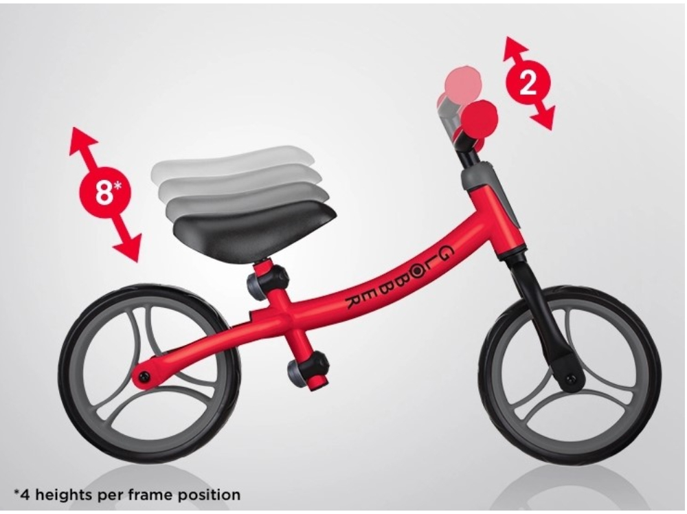 Ποδήλατο Ισορροπίας Globber Go Bike New Red (610-202)