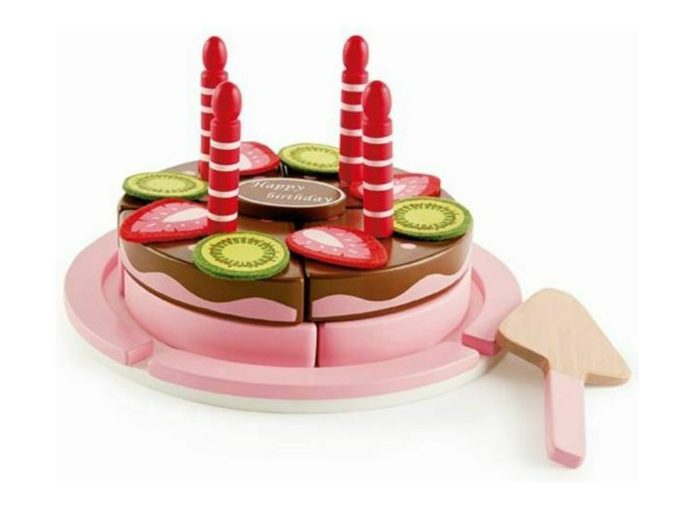 Hape Playfully Delicious Double Flavored Wooden Birthday Cake (E3140A)