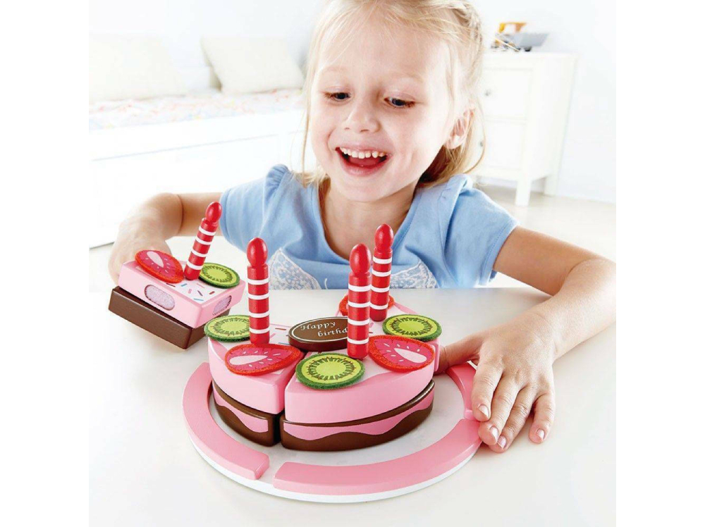 Hape Playfully Delicious Double Flavored Wooden Birthday Cake (E3140A)