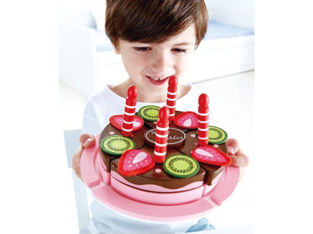 Hape Playfully Delicious Double Flavored Wooden Birthday Cake (E3140A)