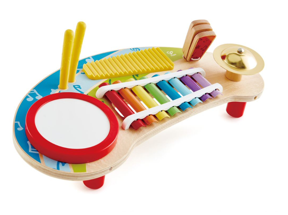 Hape Early Melodies Ξύλινο Music Station 5 Σε 1 (E0612)