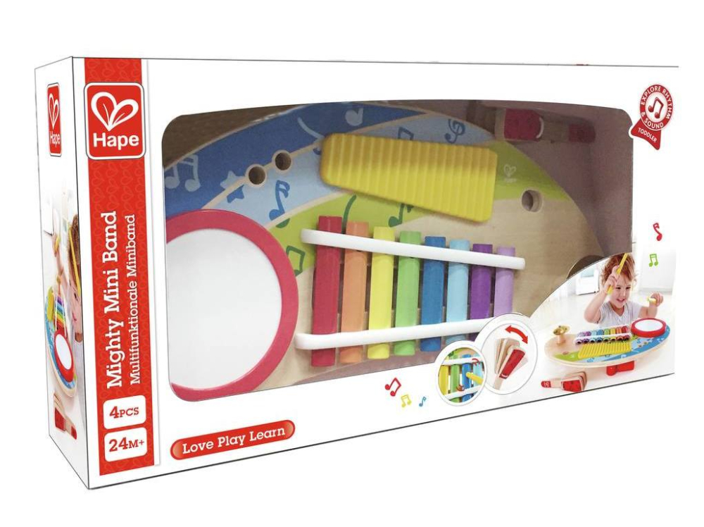 Hape Early Melodies Ξύλινο Music Station 5 Σε 1 (E0612)
