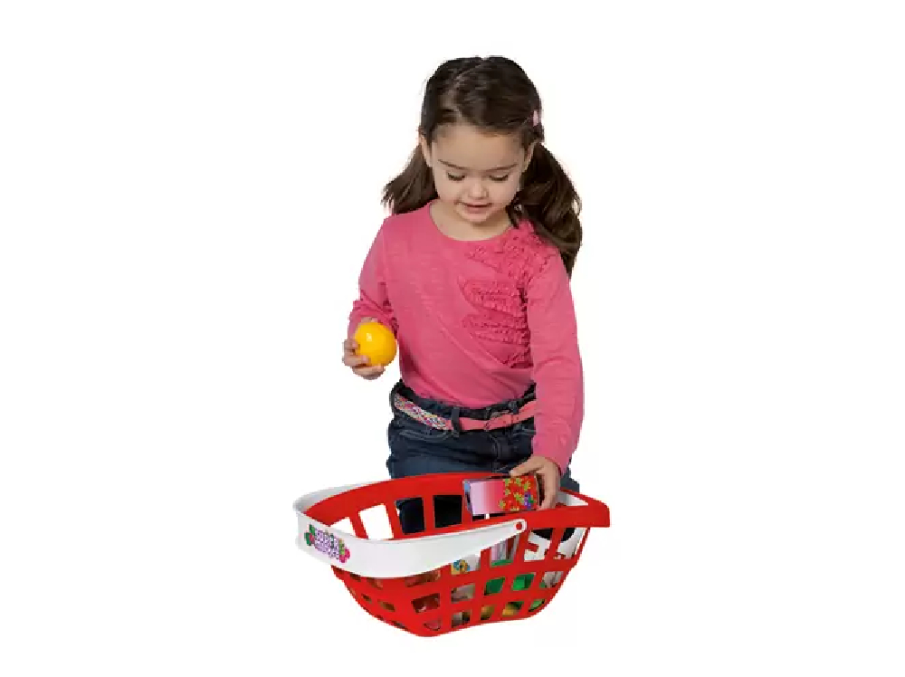 2 in 1 Supermarket Basket with 18 Accessories (84158)