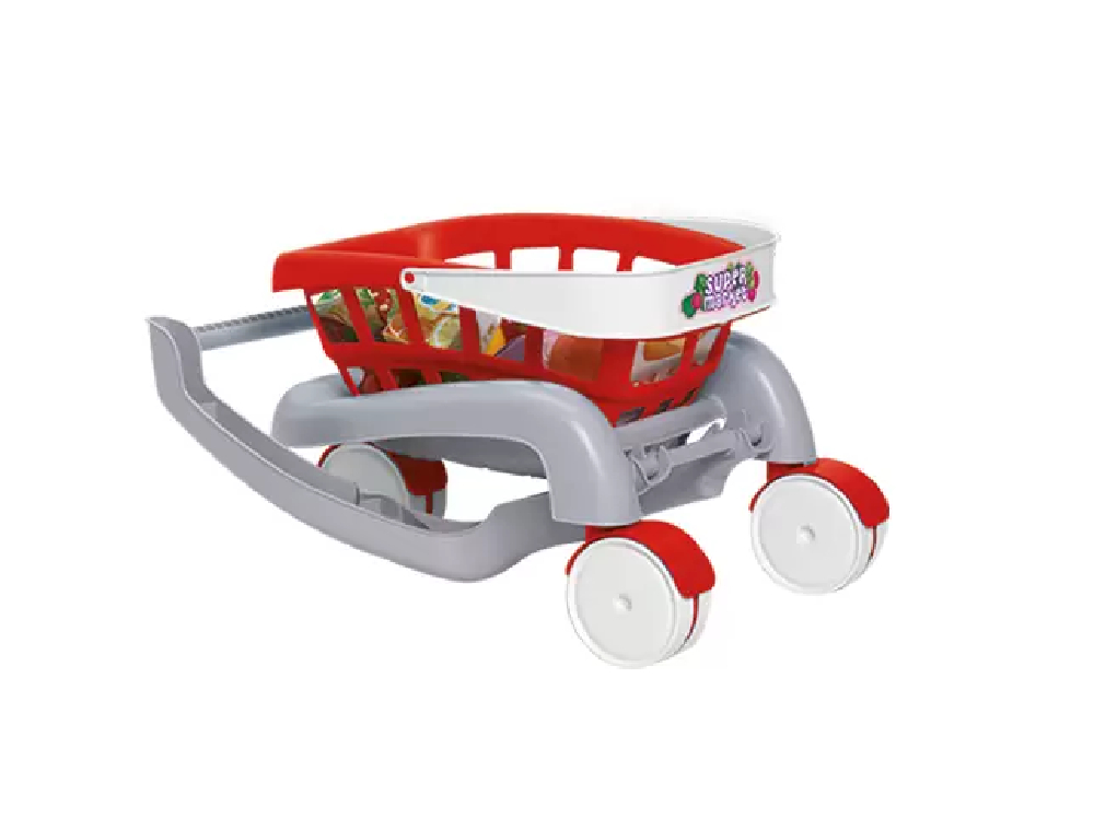 2 in 1 Supermarket Basket with 18 Accessories (84158)