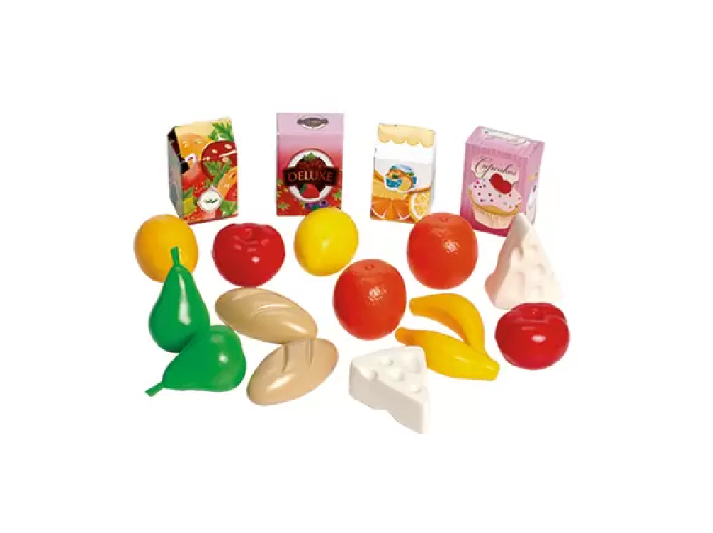 2 in 1 Supermarket Basket with 18 Accessories (84158)