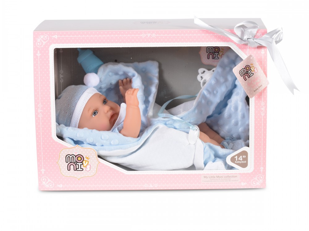Moni Σετ με Μωρό Κούκλα Baby Boy 36 εκ. (108307)