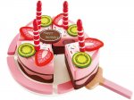 Hape Playfully Delicious Double Flavored Wooden Birthday Cake (E3140A)