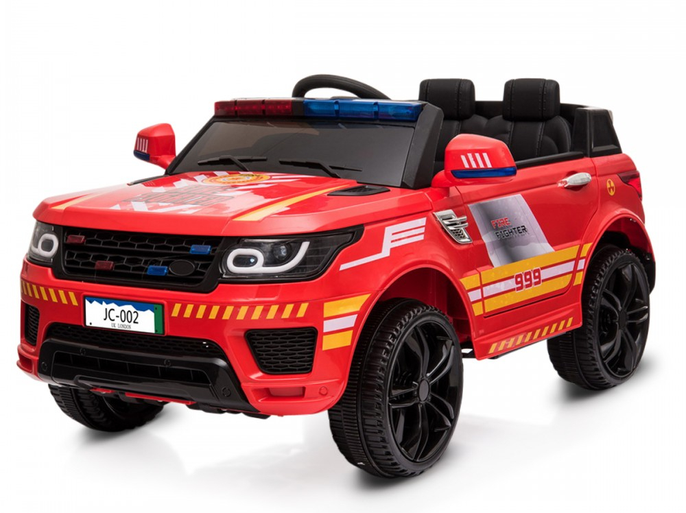 Squad 12 Volt Remote Control Electric Fire Truck Red