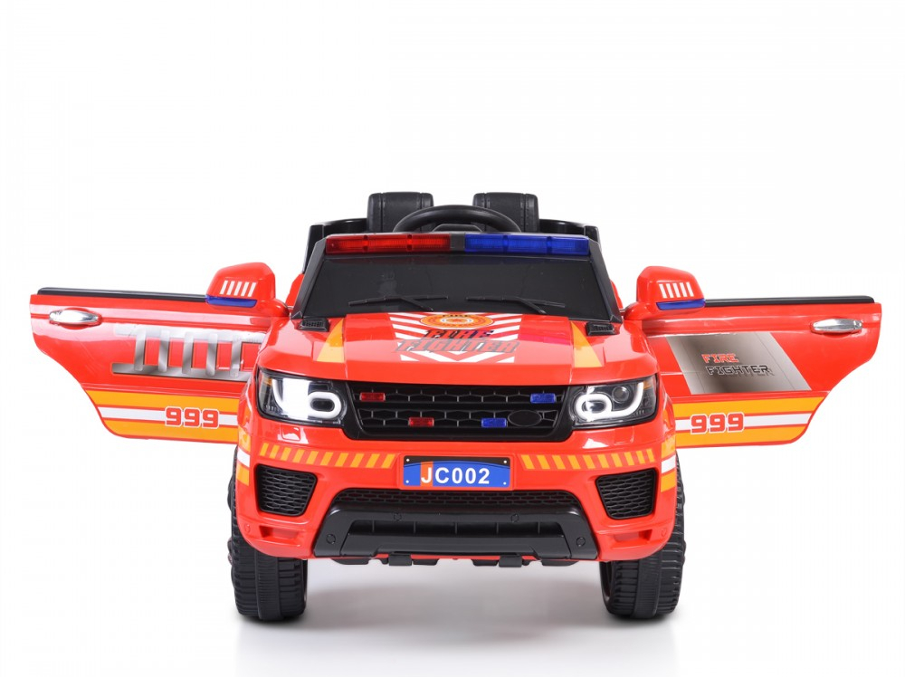 Squad 12 Volt Remote Control Electric Fire Truck Red