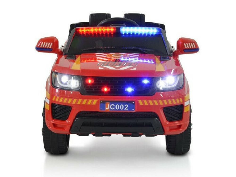 Squad 12 Volt Remote Control Electric Fire Truck Red