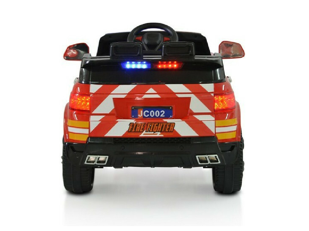 Squad 12 Volt Remote Control Electric Fire Truck Red