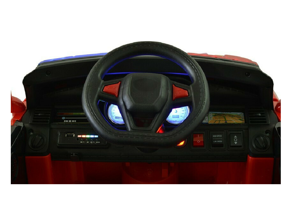 Squad 12 Volt Remote Control Electric Fire Truck Red