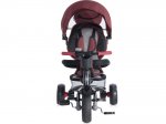 Lorelli Kids Tricycle Rocket Red & Black Luxe Bike with Storage, Shade & Parent Handle