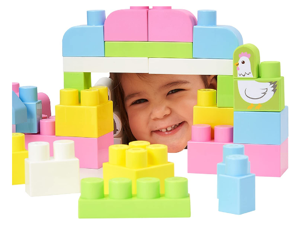 Ecoiffier Brick Set With Farm Animals 50 pcs. (7880)