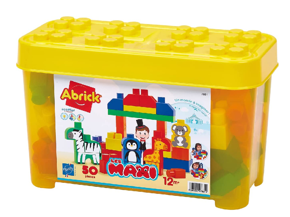 Ecoiffier Brick Set With Animals 50 pcs. (7881)