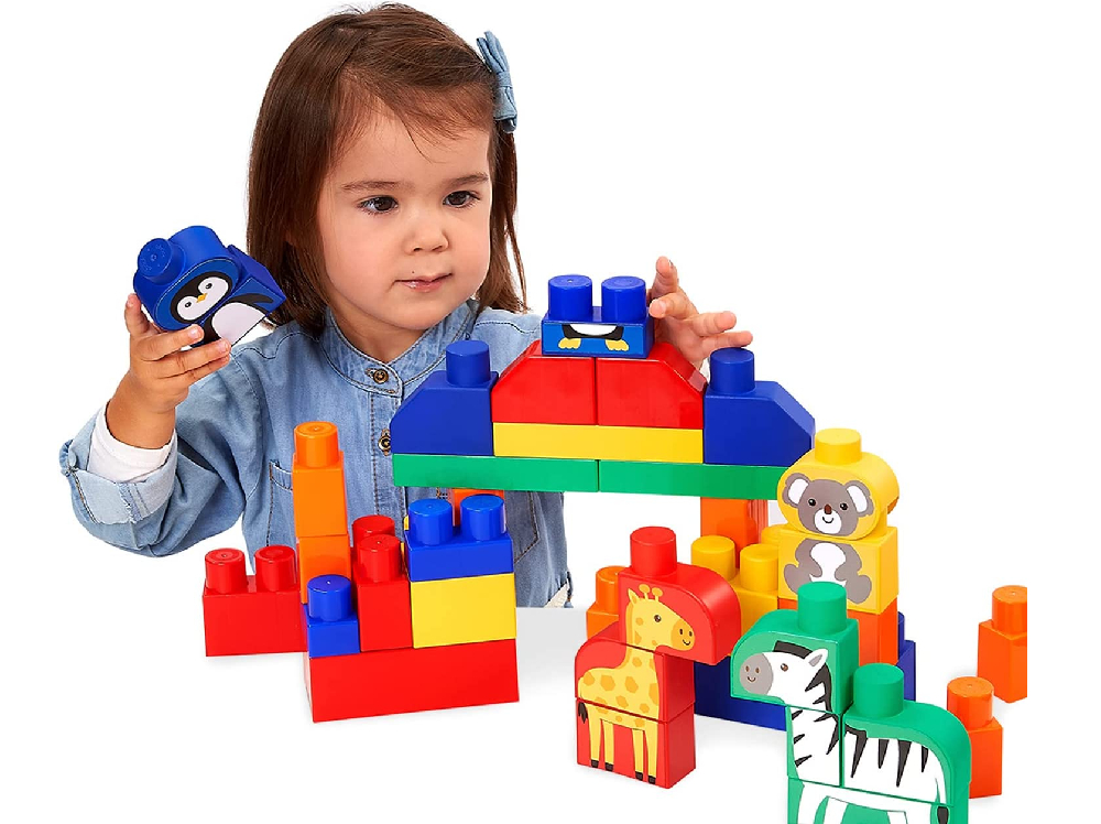 Ecoiffier Brick Set With Animals 50 pcs. (7881)