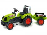 Kids Tractor Claas Arion 430 Wheeled with Treiler & Pedal Green (1040AB)