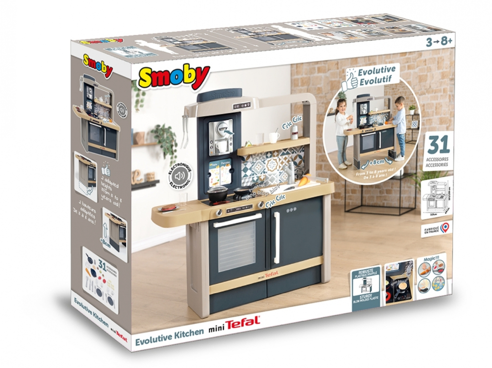 Smoby Tefal Ηλεκτρονική Κουζίνα Evolutive (312308)