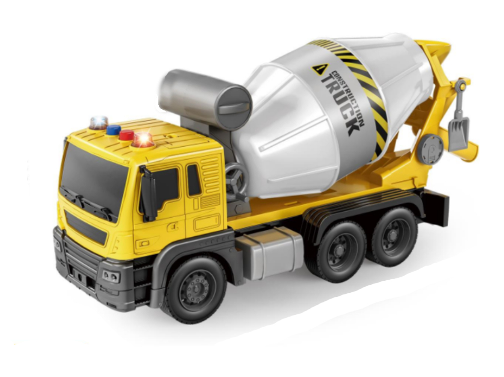 Concrete Mixer Truck Friction with Sounds and Lights (JS-102)
