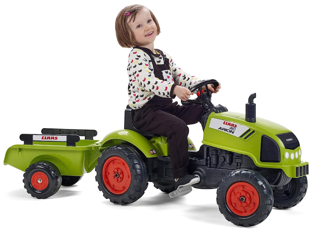 Falk Claas Arion 410 Tractor + Trailer Green 2-5 Years (2041C)