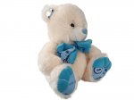 Teddy Bear Beige-Blue 30cm. (1649B-30)