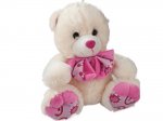 Teddy Bear Beige-Pink 30cm. (1649R-30)