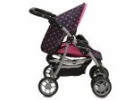 Cangaroo Καρότσι για Κούκλα Pinky Dots 9352