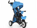 Byox Flexy Lux Τρίκυκλο Αναδιπλούμενο, Περιστρεφόμενο κάθισμα με Χειρολαβή Γονέα & Σκίαστρο Μπλέ
