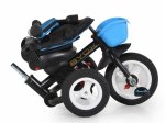 Byox Flexy Lux Τρίκυκλο Αναδιπλούμενο, Περιστρεφόμενο κάθισμα με Χειρολαβή Γονέα & Σκίαστρο Μπλέ