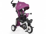 Byox Flexy Lux Τρίκυκλο Αναδιπλούμενο, Περιστρεφόμενο κάθισμα με Χειρολαβή Γονέα & Σκίαστρο Μώβ