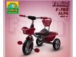 Family Tricycle Alfa Red (F-761)