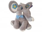 Plush Blue Elephant 35cm. (8509-35)