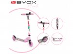 Byox Children's Folding Miracle Two-Wheel Scooter Pink