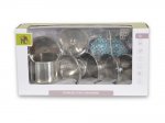 Moni Set Stainless kitchen Pots 12pcs (111649)