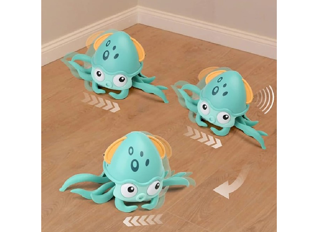Rechargeable Moving Octopus with Sounds and Lights (BS96008)