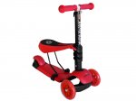SCOOTER 3 IN 1 RED