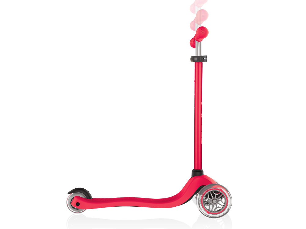Globber Kids Scooter Primo V2 Total Three Wheel Red (422-102-3)