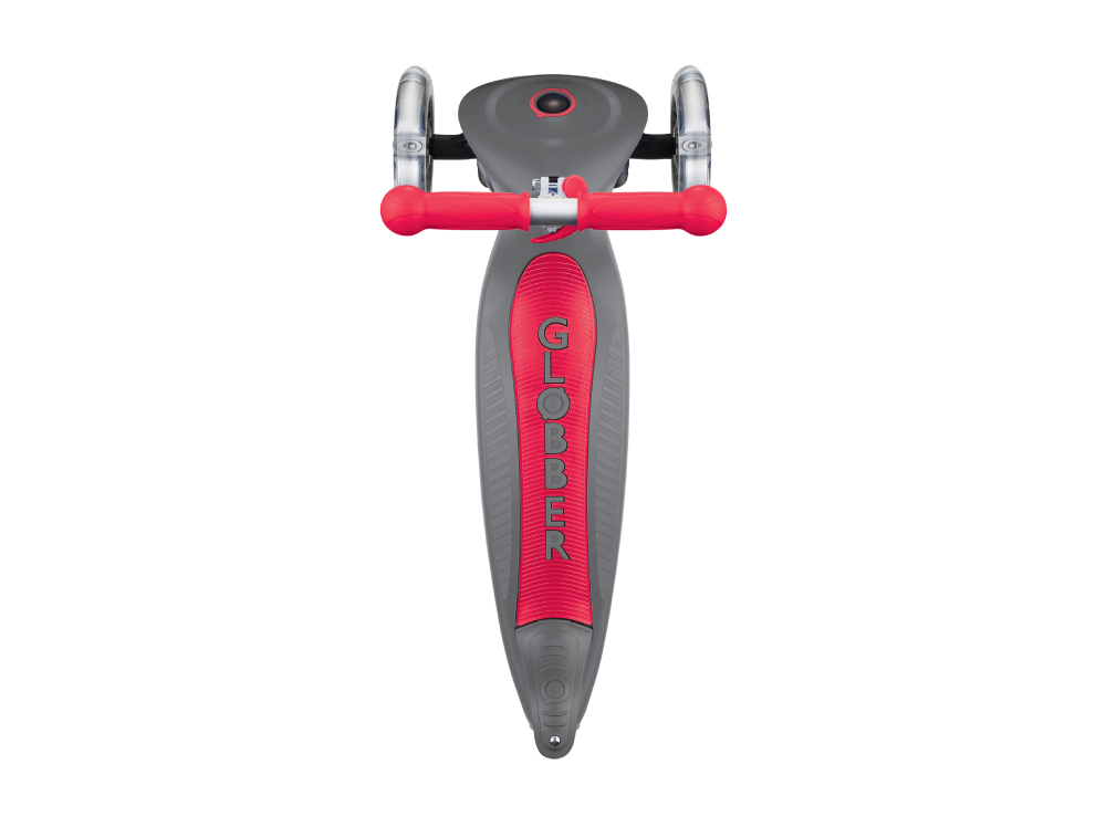 Globber Παιδικό Πατίνι Primo Foldable Τρίτροχο Γκρι/Κόκκινο (430-120-2)