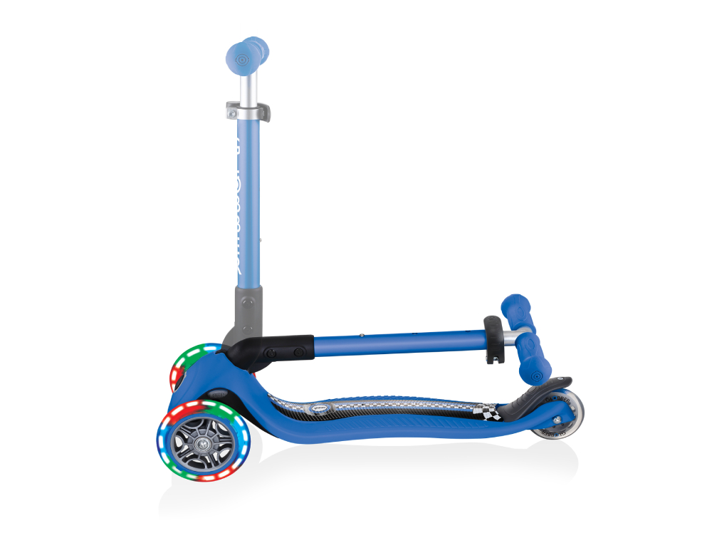 Globber Scooter Junior Foldable Fantasy Lights Racing Navy Blue (433-100)