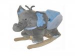 BABY ROCKING ELEPHANT WITH PINK SEAT